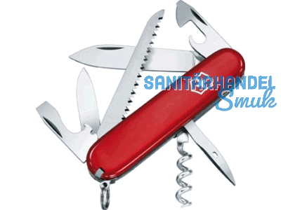 Offiziersmesser rot mit gro Blister 1.3613.B1