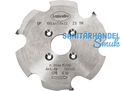 Nutfrser P-System Lamello DP fr Zeta 100,4x7x22mm Z-3 fr Clamex P 132140