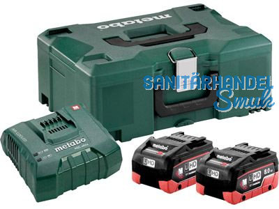 Metabo Basic-Set 2x8.0 Ah LiHD + ASC Ultra + ML