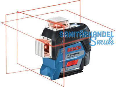 Linienlaser GLL 3-80 C Professional Zieltafel, Akku, Ladegert, BM1, L-Boxx