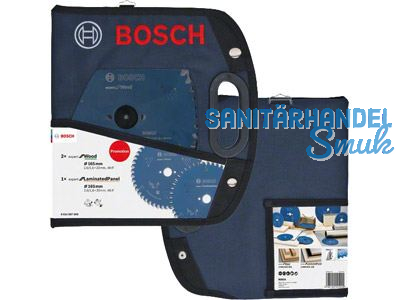 Bosch KSB-Set 3tlg. 165x20 mm in Tasche 2x Expert Wood 1x Expert Laminat