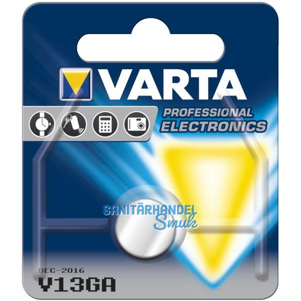 VARTA Batterie Knopfzelle V 13 GA 1,5 Volt (1St)