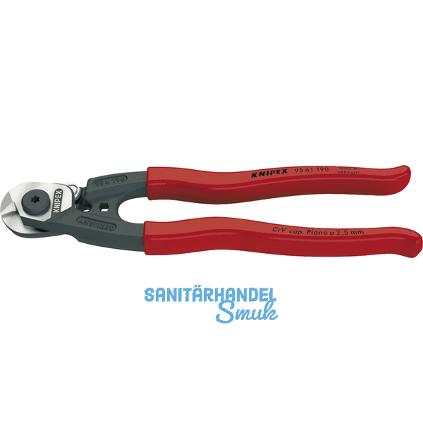 KNIPEX Drahtseilschere Lnge 190 mm fr Drahtseile bis  6 mm