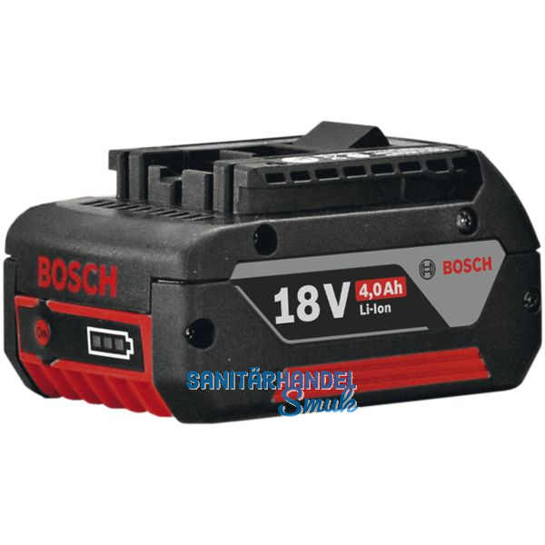 BOSCH Ersatzakku 18,0 Volt / 4,0 Ah (IEC) Li-Ion