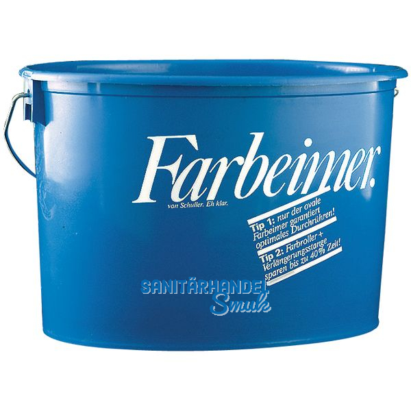 SCHULLER Farbeimer oval aus Kunststoff 12,5 Liter