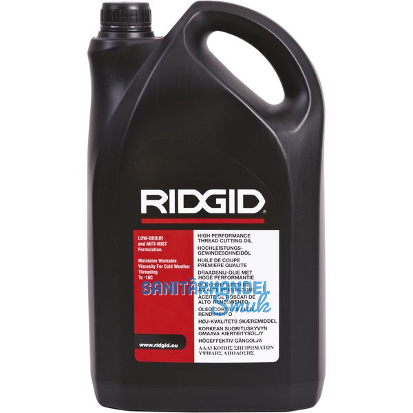 RIDGID Gewindeschneidl mineralisch in Flasche 5 Liter