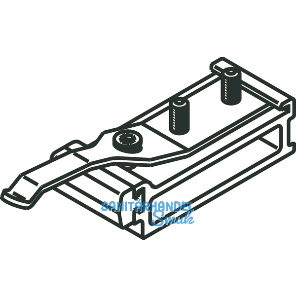 Schienenpuffer HAWA-Junior 120 mit einstellbarer Rckhaltefeder