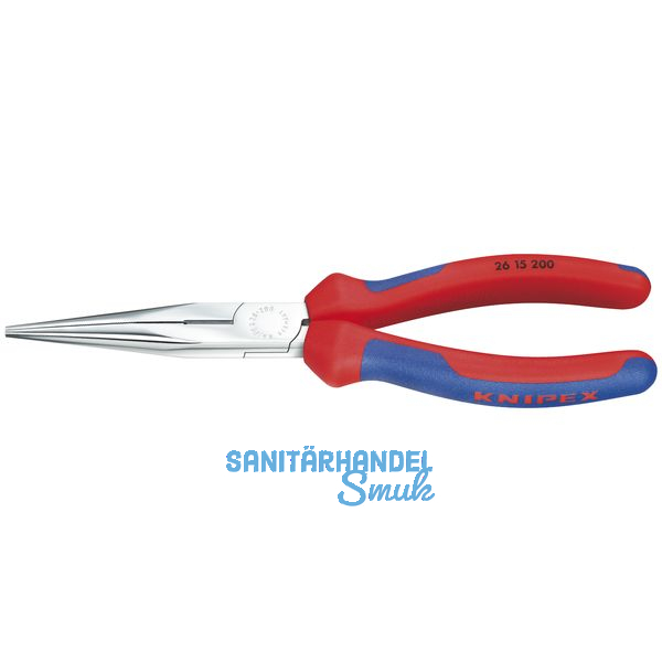 KNIPEX Langschnabelzange DIN 5745 gerade 2K-Griff Lnge 200 mm