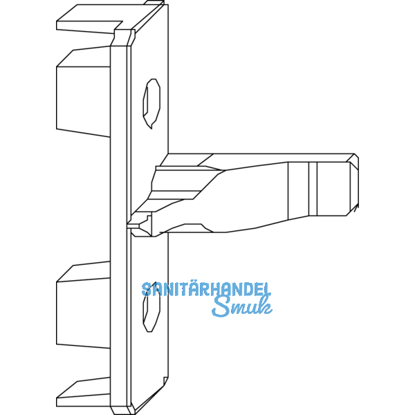 MACO Anpressverschluss, Flgelteil, fr Beschlagsnut (94089)