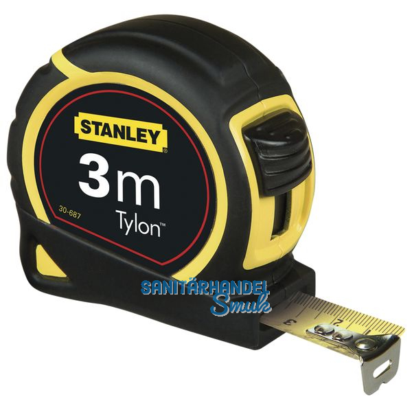 STANLEY Rollbandma Tylon 3 m EG-Prfzeichen Genauigkeit II