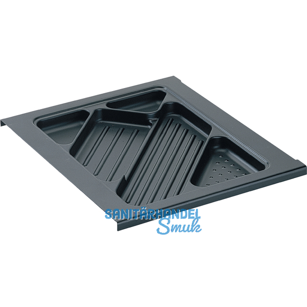 HETTICH SYSTEMA TOP 2000 Materialschub, EB 392 mm, schwarz