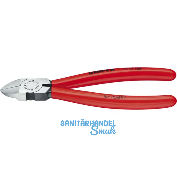 KNIPEX Seitenschneider gerade DIN 5743 fr Kunststoffteile Lnge 140 mm