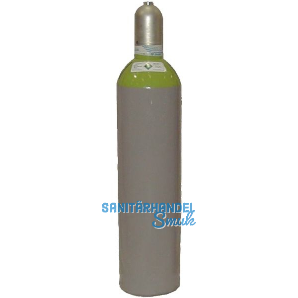 Stahlflasche Mischgas fr Stahl 90% ARGON, 5% CO2, 5% O2 20 Liter