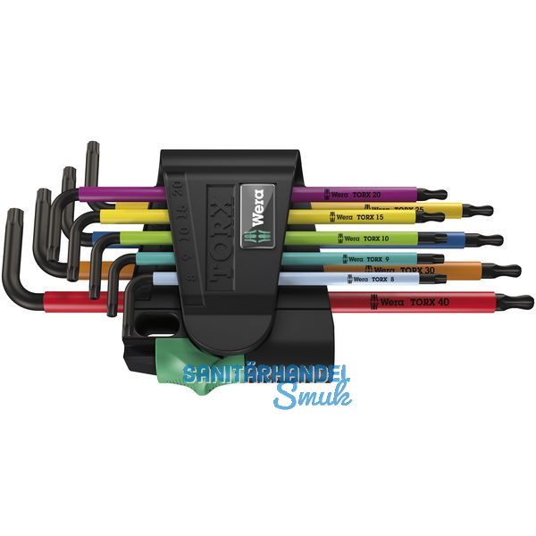 WERA Torx Stiftschlssel-Satz lang Multicolour 967 SPKL/9 9-teilig