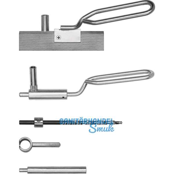 Stockanschlagwerkzeug f. Einbohrbnder, Band  16,0 mm