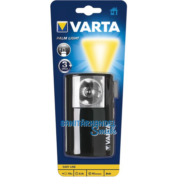 VARTA Taschenlampe Palm Light neu ohne Batterien