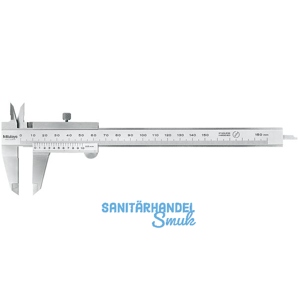 MITUTOYO Przisionsmessschieber m. Feststellschraube DIN 862 Messbereich 0-150mm