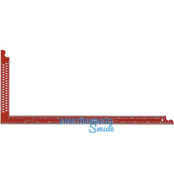 SOLA Zimmermannswinkel ZWCA rot mit Anreilcher Schienenlnge 600 mm