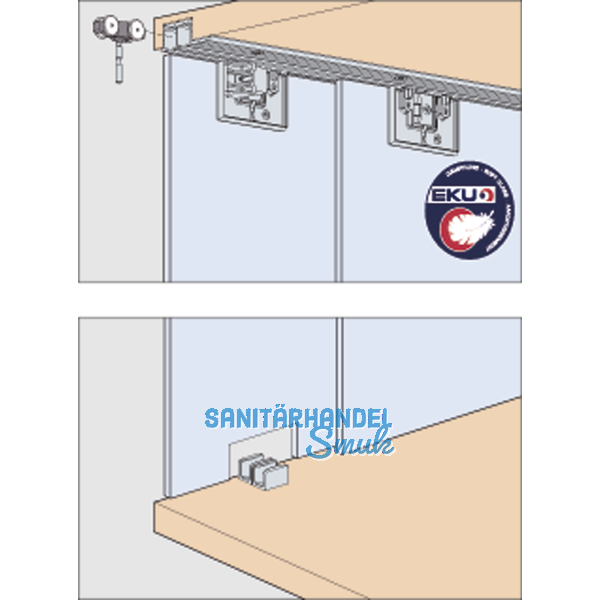 EKU CLIPO 16 GK IS - Beschlgegrt. Innenfront, 1000 x 1400