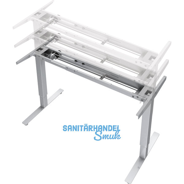 Steh- Sitzgestell EXPANDER elektrisch verstellbar,H 680-1180mm,RAL9006