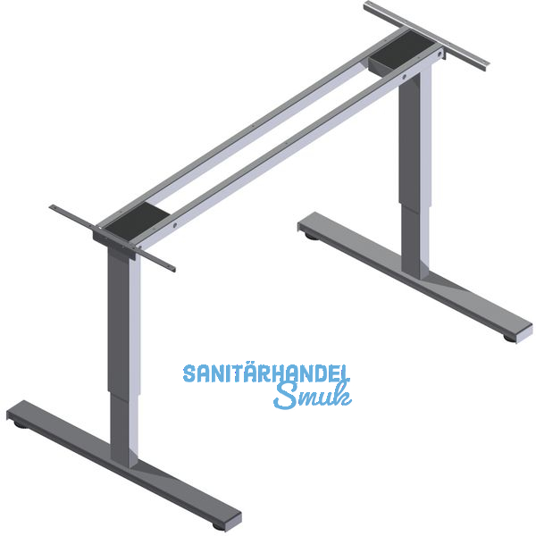 Steh- Sitzgestell BETA B/HE 5 elektrisch verstellbar,H 688-1188mm,RAL9006