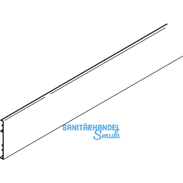 EKU DIVIDO 100 Clip-Blende zu Laufschiene, Lnge 2500 mm, Aluminium eloxiert