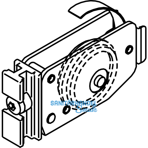 EKU DIVIDO 100 Bodenfhrung, 65 x 37 mm