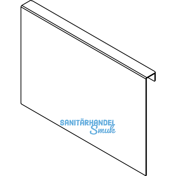 BLUM AMBIA-LINE Adapterprofil Hhe C, B242 mm, Stahl Seidenwei