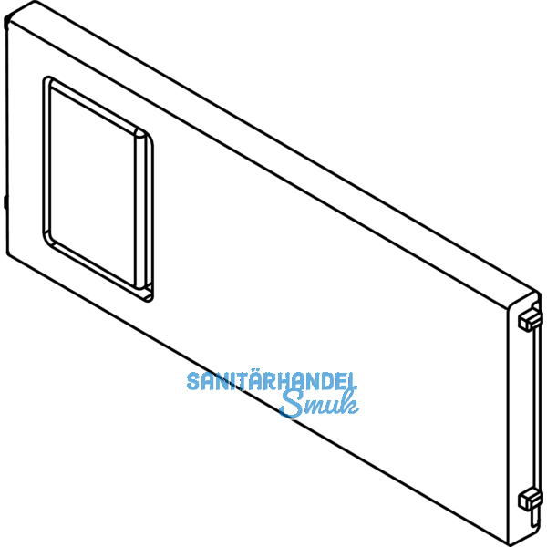 BLUM AMBIA-LINE Querteiler zu Schubkastenrahmen schmal, B100mm, KS Seidenwei