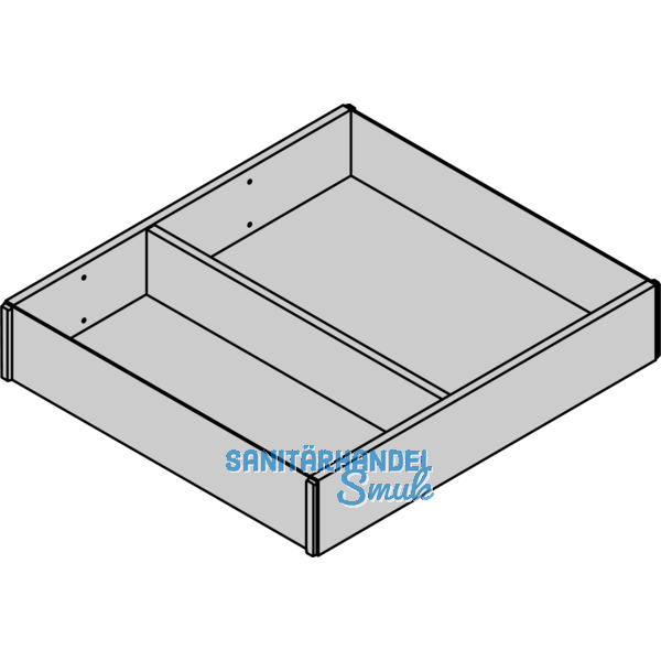 BLUM AMBIA-LINE Schubkastenrahmen ab NL270 mm, B242mm, Nebraska Eiche