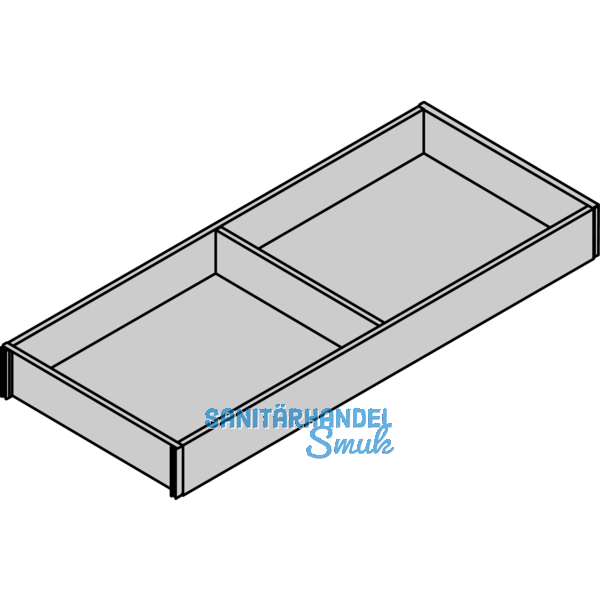 BLUM AMBIA-LINE Schubkastenrahmen breit, NL500mm, B200mm, Nebraska Eiche