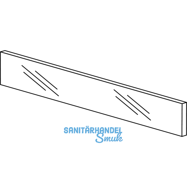 BLUM LEGRABOX Einschubelement-Vorne, H=70, KB=1200, Glas klar