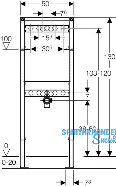 Geberit Duofix Montageelement fr