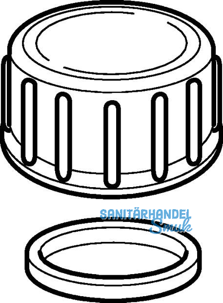 Geberit PE Verschlusskappe d 90mm