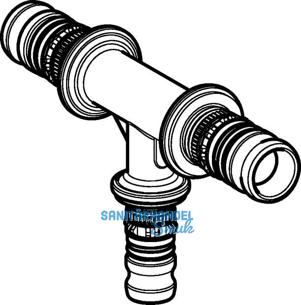 Geberit Mepla T-Stck reduziert