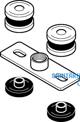 Geberit Grundplatten-Dmmset 1/2" f.