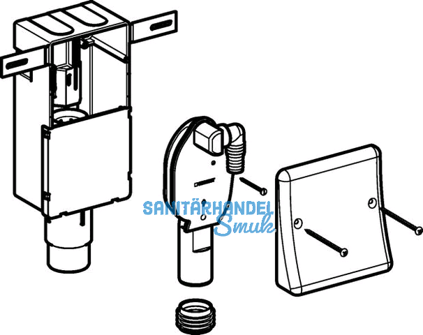 Geberit UP Siphon f WM m UP-Kasten