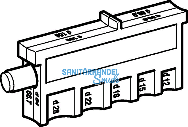 Geberit Mapress Einschubtiefenschablone