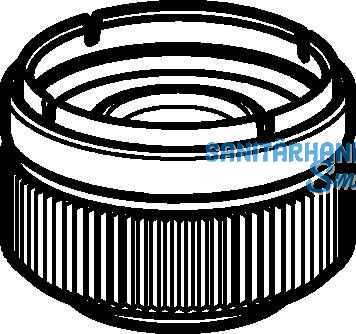 Geberit Verteilerkappe m Schnellverschl.