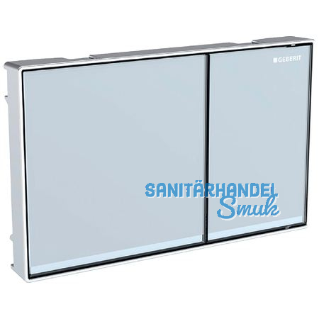 Geberit Bet-Pl Sigma60 2-M Glas schwarz