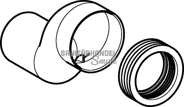 Geberit Exzenter-Abgangsstutzen 7 cm