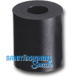 Abstandhalter,  20 mm, Bohr  10 mm, Lnge 20 mm, Hart-PVC schwarz