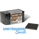 SPAX-Pads 100x100x8 mm fr Terrassenbden 25 Stck pro Packung