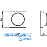 SL-Controller Funk, L: 50 mm, B: 50 mm, H: 20 mm, alufarbig